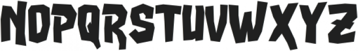 Buster Typeface Regular otf (400) Font UPPERCASE