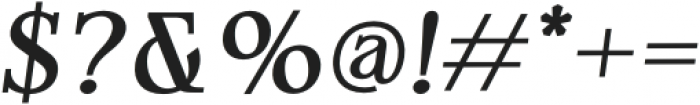 BustorRhikan-Oblique otf (400) Font OTHER CHARS