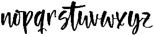 Butany Smooth otf (400) Font LOWERCASE