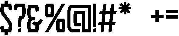 Butch otf (400) Font OTHER CHARS