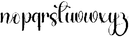 Buterfly Painting Regular otf (400) Font LOWERCASE