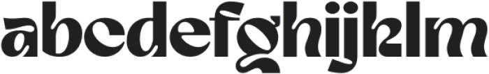 Buthick Regular otf (400) Font LOWERCASE