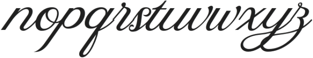 Buttain Regular otf (400) Font LOWERCASE