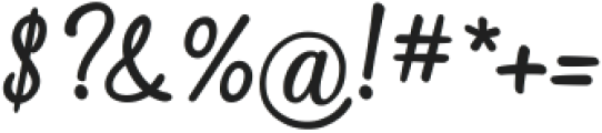 Butter Cookies Script ttf (400) Font OTHER CHARS