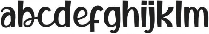 Butter Food otf (400) Font LOWERCASE
