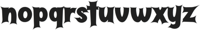 Butter Haunted otf (400) Font LOWERCASE