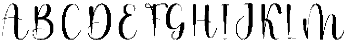 Butter Milk Regular otf (400) Font UPPERCASE