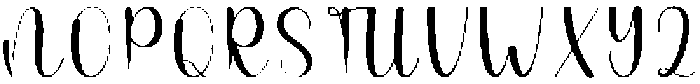 Butter Milk Regular otf (400) Font UPPERCASE