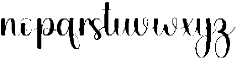 Butter Milk Regular otf (400) Font LOWERCASE