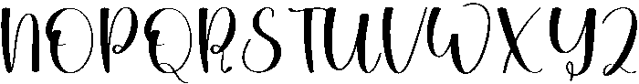 Butter Milk Regular otf (400) Font UPPERCASE