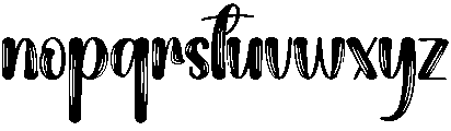 Butter Regular otf (400) Font LOWERCASE