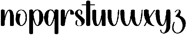Butter Regular otf (400) Font LOWERCASE