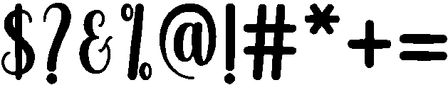 Butter Regular otf (400) Font OTHER CHARS