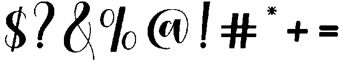 Butter-Regular otf (400) Font OTHER CHARS