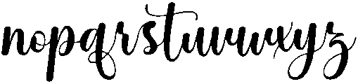 Butter-Regular otf (400) Font LOWERCASE