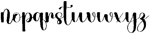 Butter Regular otf (400) Font LOWERCASE