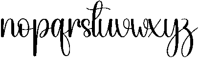 Butter Regular otf (400) Font LOWERCASE