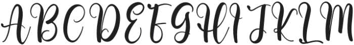 Butter White Regular otf (400) Font UPPERCASE