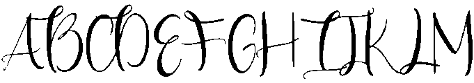 Butter and Blossom Regular otf (400) Font UPPERCASE