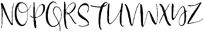 Butter and Blossom Regular otf (400) Font UPPERCASE