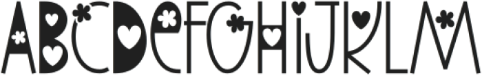 Buttercup Flower otf (400) Font UPPERCASE