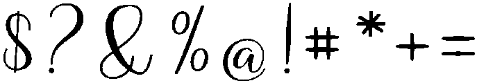Buttercup otf (400) Font OTHER CHARS