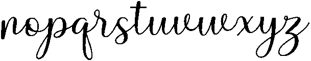 Buttercup otf (400) Font LOWERCASE