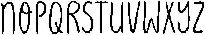 Butterflies otf (400) Font LOWERCASE