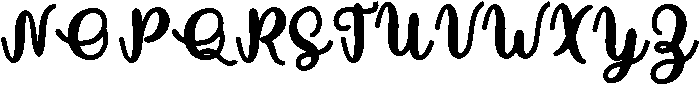 Butterfly-Bold otf (700) Font UPPERCASE