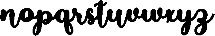 Butterfly-Bold otf (700) Font LOWERCASE