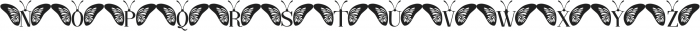 Butterfly Monogram Regular ttf (400) Font UPPERCASE