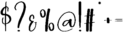 Butterfly Regular otf (400) Font OTHER CHARS