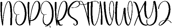 Butterfly Regular otf (400) Font UPPERCASE