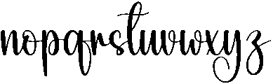 Butterfly Regular otf (400) Font LOWERCASE
