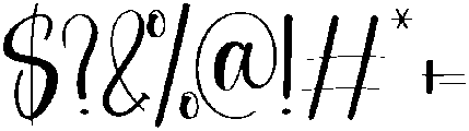 Butterfly Regular otf (400) Font OTHER CHARS