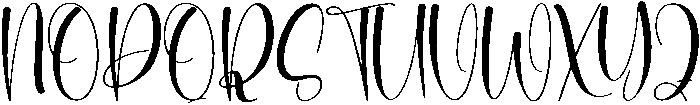 Butterfly Regular otf (400) Font UPPERCASE