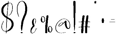 Butterfly Regular otf (400) Font OTHER CHARS