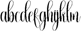 Butterfly Regular otf (400) Font LOWERCASE