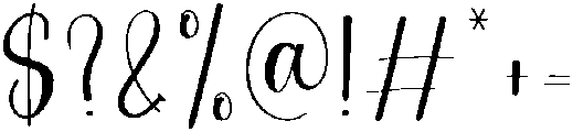 Butterfly Regular otf (400) Font OTHER CHARS