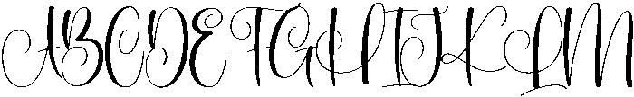 Butterfly Regular otf (400) Font UPPERCASE