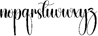 Butterfly Regular otf (400) Font LOWERCASE