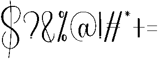 Butterfly Regular otf (400) Font OTHER CHARS