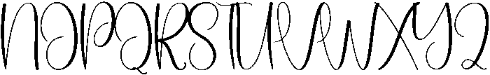Butterfly Regular otf (400) Font UPPERCASE
