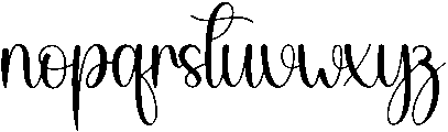 Butterfly Regular otf (400) Font LOWERCASE