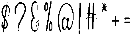 Butterfly Regular otf (400) Font OTHER CHARS