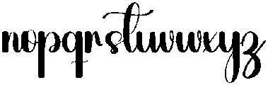 Butterfly Regular otf (400) Font LOWERCASE