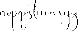 Butterfly Regular otf (400) Font LOWERCASE