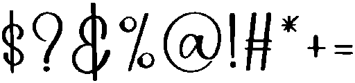 Butterfly Regular otf (400) Font OTHER CHARS