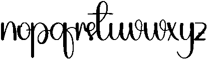 Butterfly Regular otf (400) Font LOWERCASE