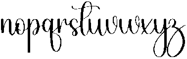 Butterfly Regular otf (400) Font LOWERCASE